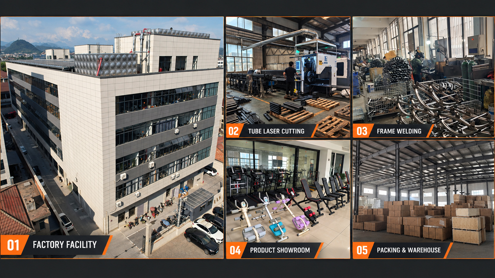 Commercial gym equipment manufacturing process overview
